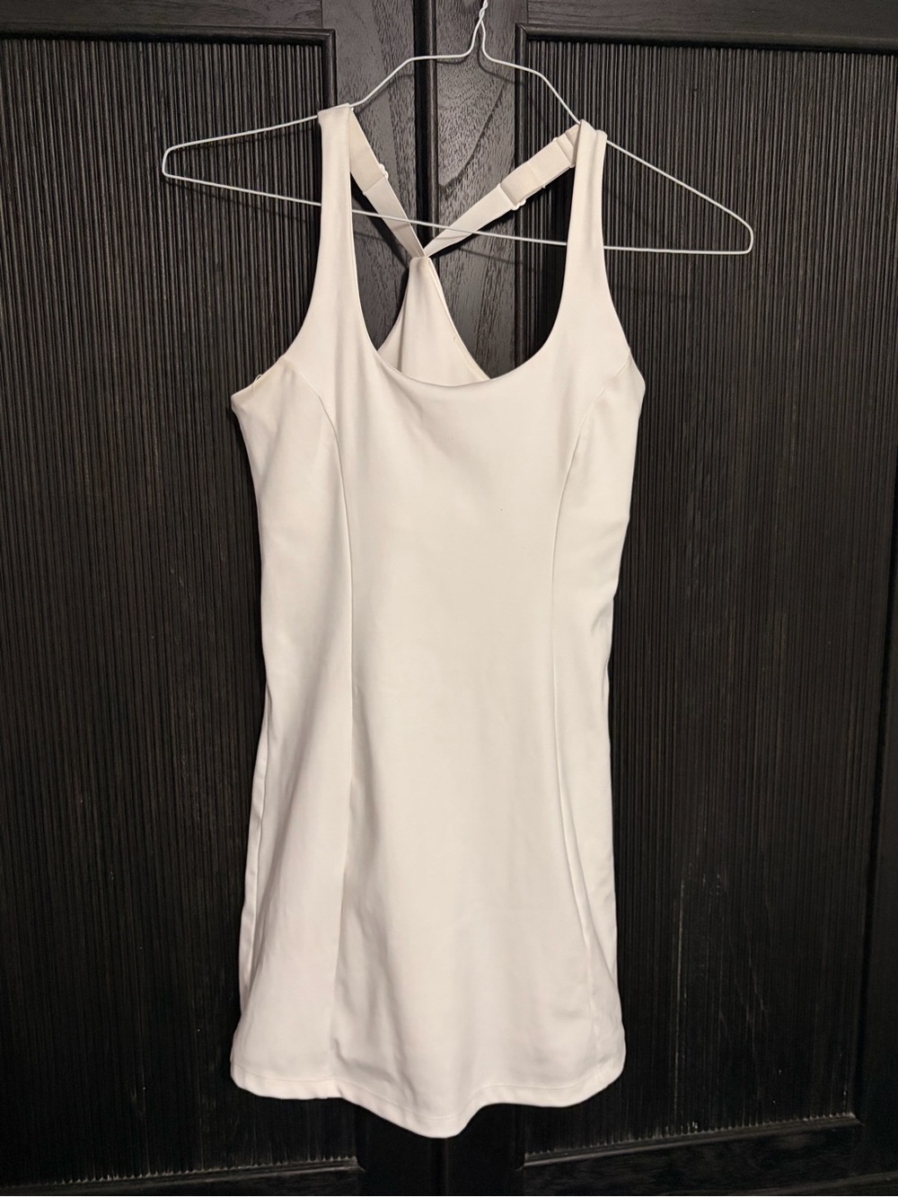 Victoria's Secret White Cross-Back Athletic Tank